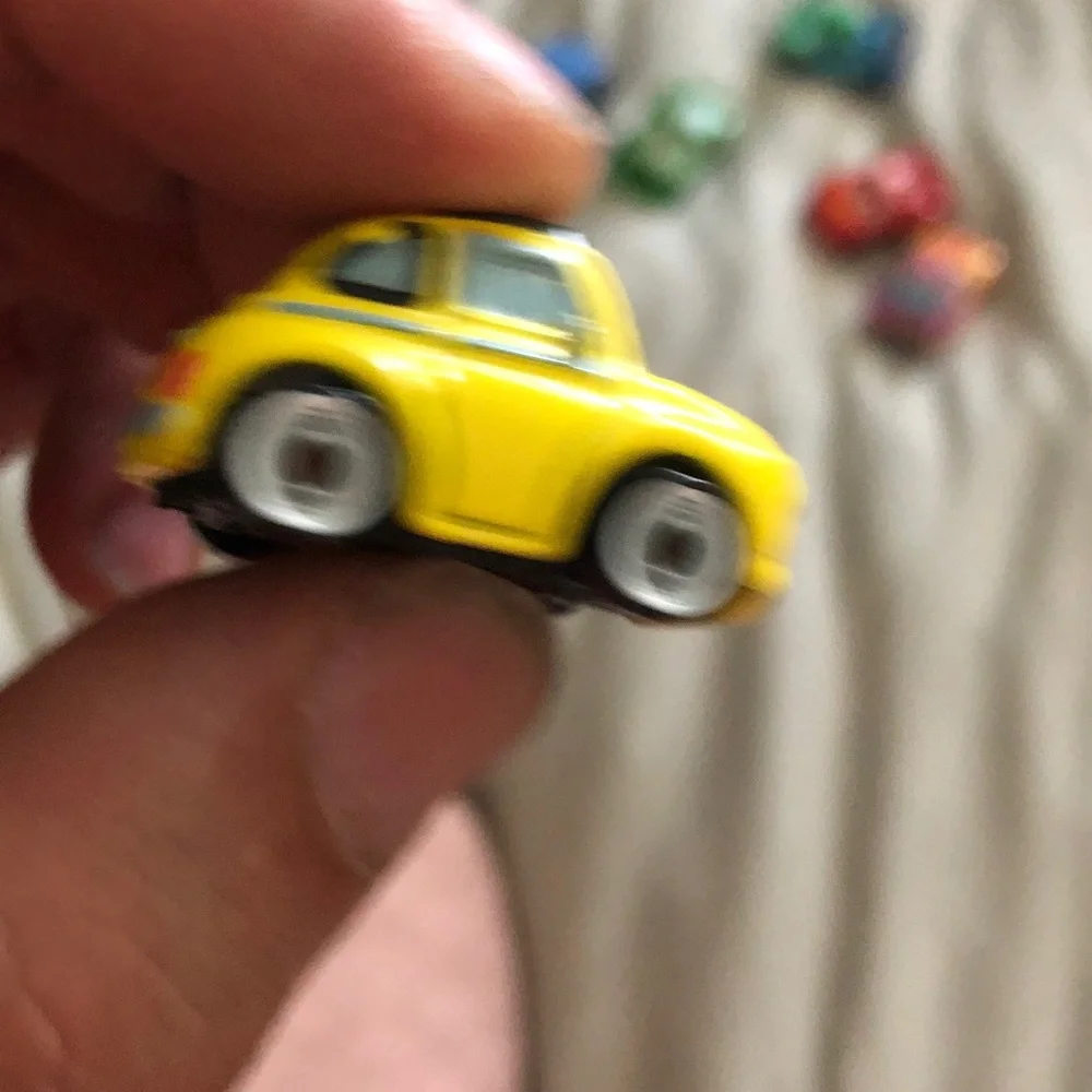 Die-Cast Mini Race Car Set - Red, Blue, Green, Yellow, Purple, Orange